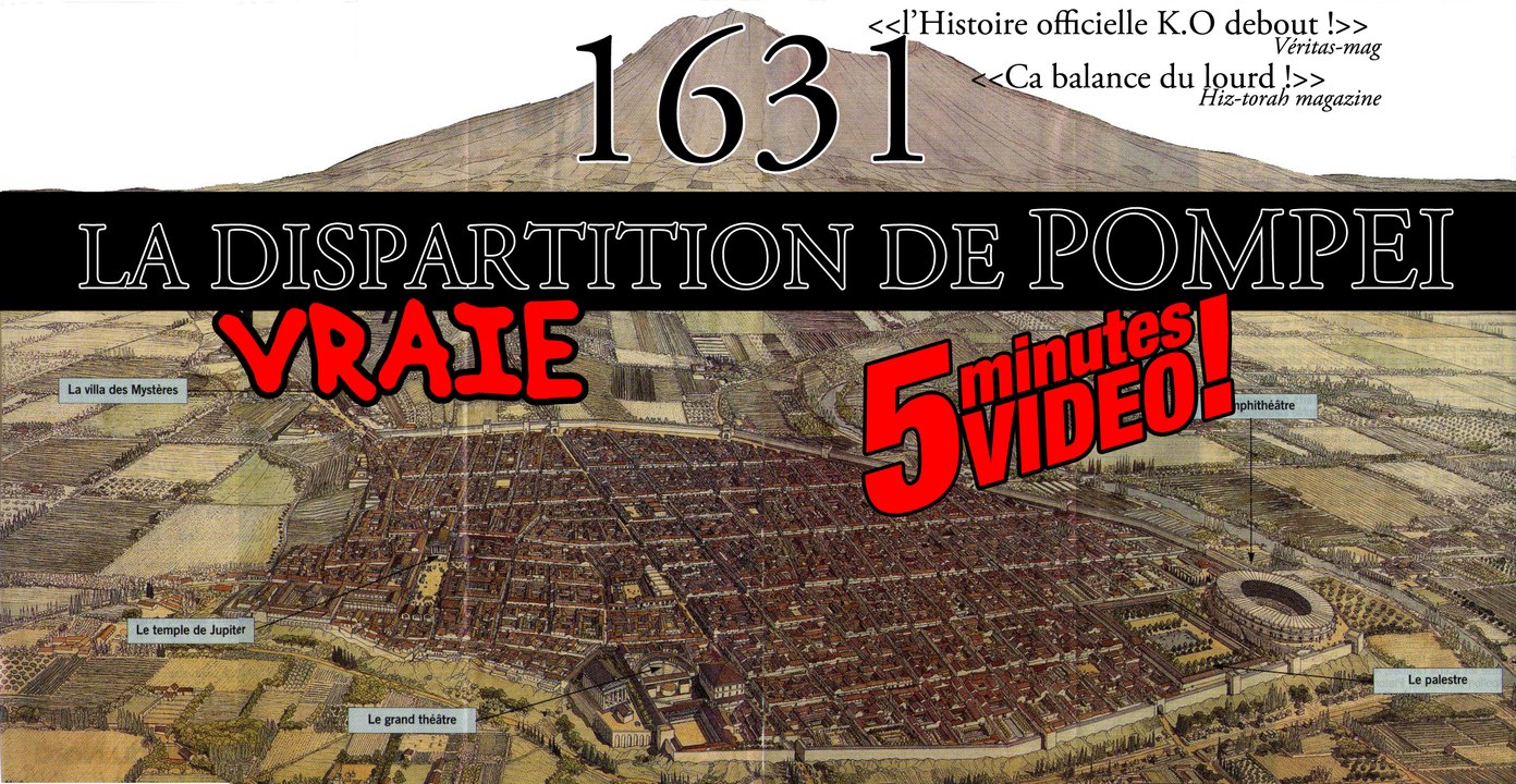 Le MENSONGE de POMPEI détruite en 1631 (5mn )