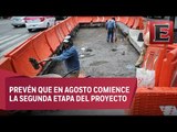 Avanzan trabajos de la Línea 7 del Metrobús