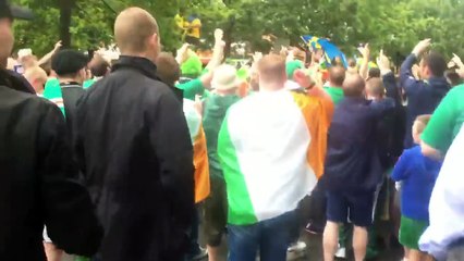 "Ev seksi eşlerine git" İrlanda vs İsveç (Fransa 2016) - "Go home to your sexy wives" Ireland vs Sweden (France 2016)