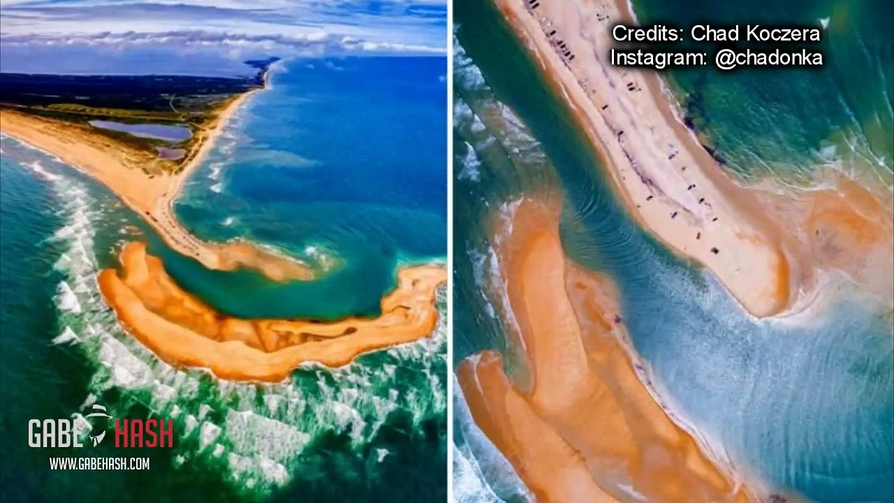 Aparece impresionante isla frente a la costa de Carolina del Norte 2017