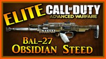 call of duty advanced warfare bal-27 obsidian steed gameplay on retreat