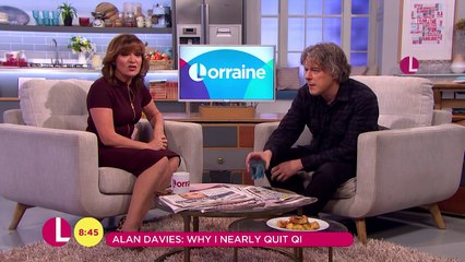 Alan Davis Nearly Quit QI When Stephen Fry Left | Lorraine