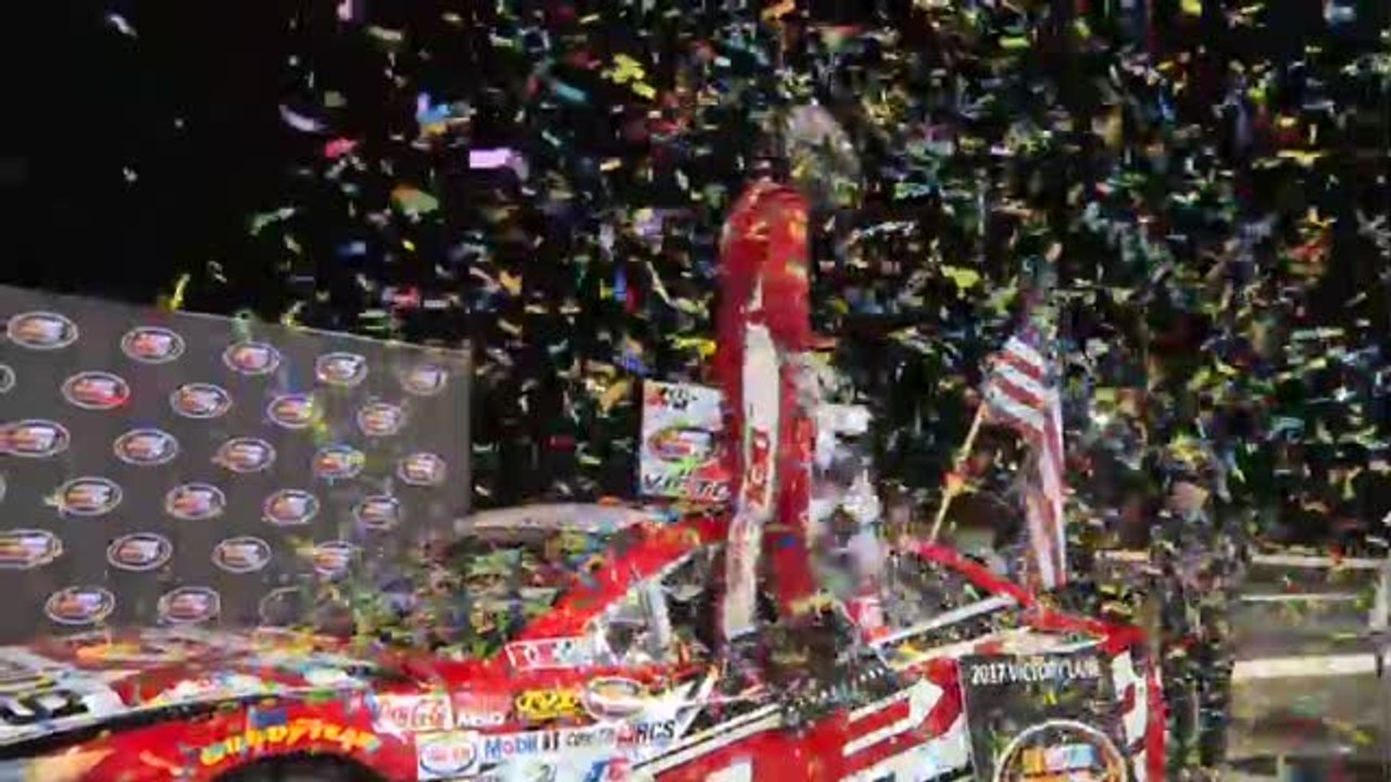 Harrison Burton Wins Busch North Throwback 100 In Thompson