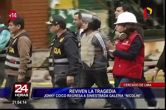 Las Malvinas: realizan diligencia con Jhonny Coico y testigos en galería Nicolini
