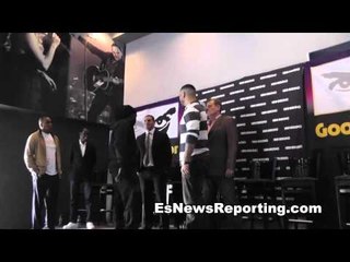 Chris ARREOLA vs Bemane STIVERNE faceoff