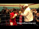 amir khan working out for julio diaz - EsNews Boxing