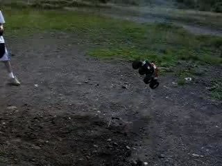 mon moster truck thermique 1/8 MTA4 2