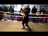 Zab Judah shadow boxing -  jayson cross EsNews Boxing