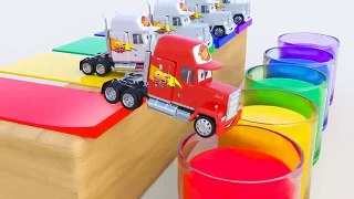 Learn Colors with McQueen Truck - Educational Video _ Cars Toys for Kids w Nurse