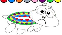 Tortuga para colorear páginas para Niños tortuga para colorear páginas