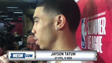 Jayson Tatum Comments On Celtics&apos; 86-81 Win Over Lakers