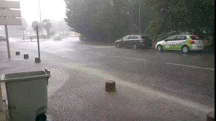 Montélimar : des trombes d'eau sur la ville