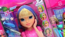 Cambio de muñeca Chicas cabello cabeza magia juguete vídeo Color moxie playset-cookieswirlc