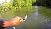 IT BIT ME!!! (Catching a BIG SNAKE While Bass Fishing) HERPING!