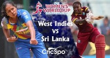 ICC Women World Cup 2017 West Indies Women vs Sri Lanka Women, 20th Match Live Stream