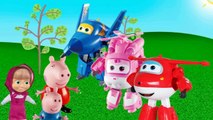 Peppa Pig gangue super wings do mau George Pig Masha Caillou e Daniel TIgre TOTOYKIDS