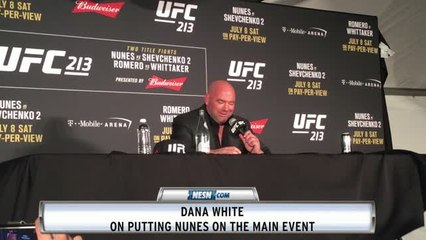Dana White On Putting Amanda Nunes On Main Event