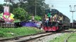 Khulna bound Nakshkatha Express Train of Bangladesh Railway are at Rajbari Railway Station