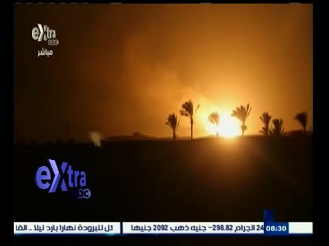 #غرفة_الأخبار | تفجير خط الغاز بالعريش للمرة الـ 27