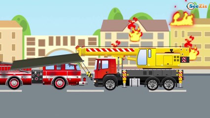 Animation about Car Service & Tow Truck for kids. Cartoon for children | Fun Cars for kids