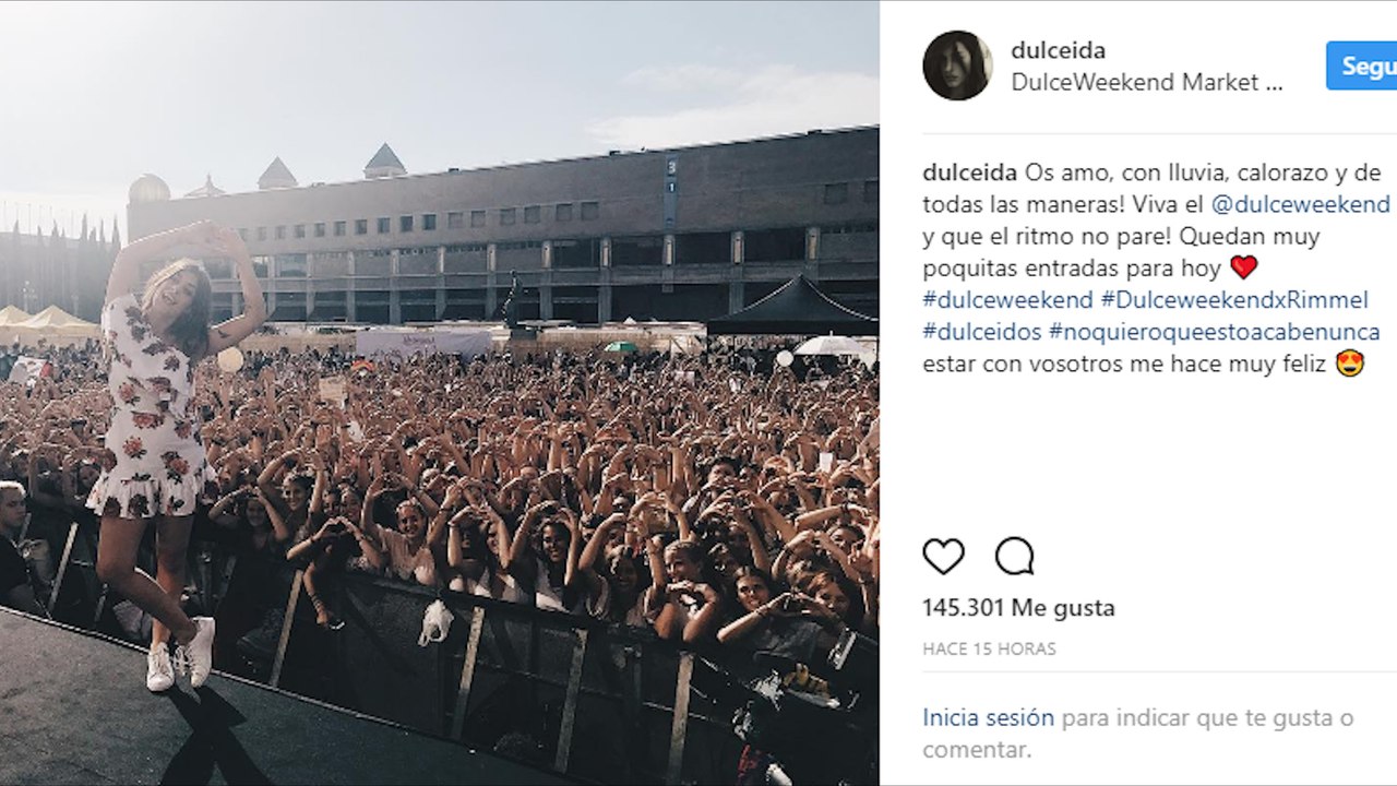 Dulceida arrasa en su 'Dulceweekend'