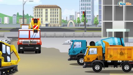 Ambulans, Polis arabası ve İtfaiye kamyonu - Türkçe çizgi filmi - Yeni bölüm - Akıllı arabalar