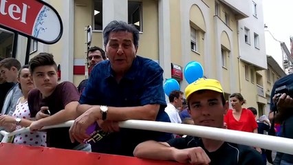 Tour de France : ambiance sur la ligne d'arrivée à Chambéry