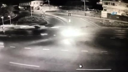 Beykoz'daki Feci Kaza Kamerada