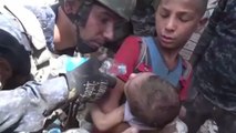 Iraqi forces free children trapped under rubble in Mosul's Old City