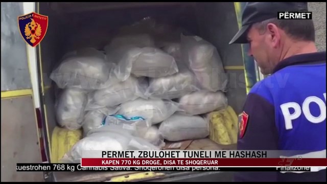 Përmet, zbulohet tuneli me hashash - News, Lajme - Vizion Plus