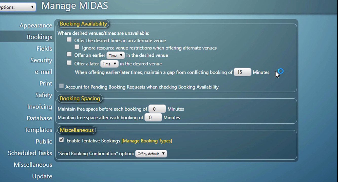 MIDAS: How To Offer Booking Alternatives