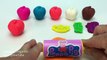 Learn Colors Play Doh Apples Molds Fun & Creative for Kids Finger Family Nursery Rhymes Sq