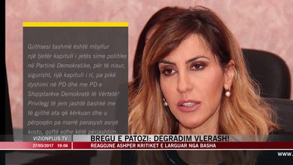 News Edition in Albanian Language - 27 Maj 2017 - 19:00 - News, Lajme - Vizion Plus