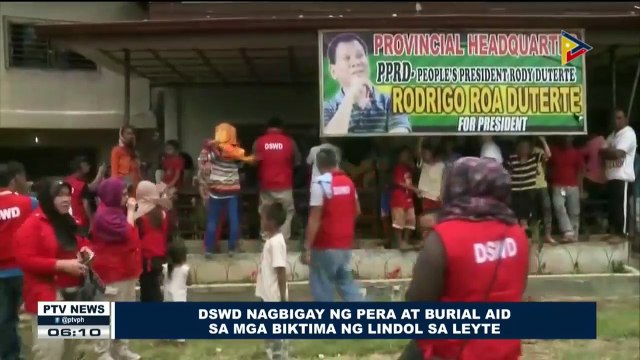 DSWD, nagbigay ng pera at burial aid sa mga biktima ng #LindolSaLeyte