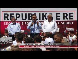 “Të rrezojmë qeverinë e mashtrimit” - News, Lajme - Vizion Plus
