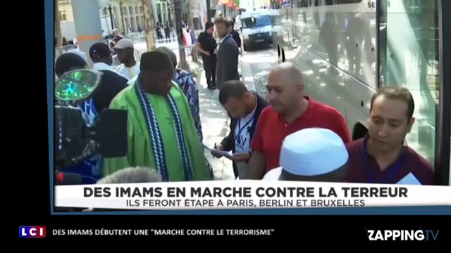 Des imams entament une marche contre le terrorisme au départ des Champs-Élysées à Paris (vidéo)