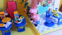 Cerdo Peppa Pig historia de la madre embarazada serie de dibujos animados de cerdo Peppa de nacimiento de los juguetes
