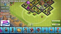 Fourmi base de choc la défense salle de de rejouer ville guerre Clans 8 th8 anti gowipe anti dragon