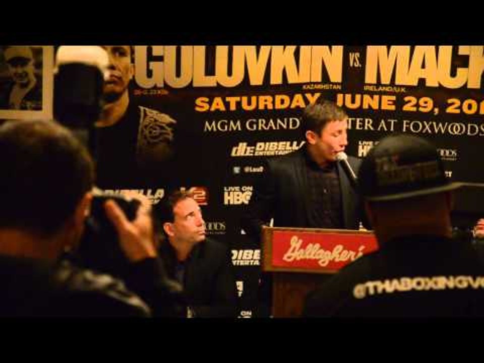 Gennady goloving vs matthew macklin ny presser EsNews Boxing