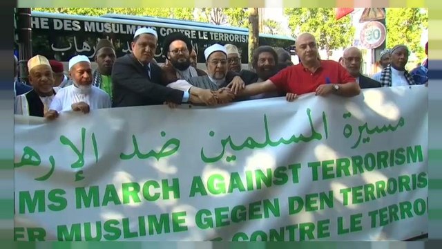 La marcia contro il terrorismo degli Imam