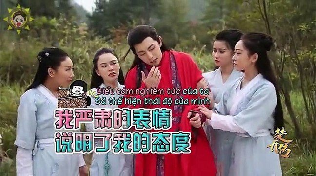 Hậu trường hài hước cảnh quay Tinh Nhi (Triệu Lệ Dĩnh) bị Tiêu Sách (Đặng Luân) sàm sỡ trong Sở Kiều truyện