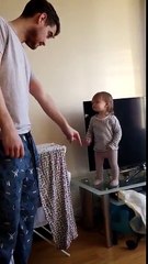 Toddler Argues With Her Dad And Tries Every Trick To Beat Him In Argument