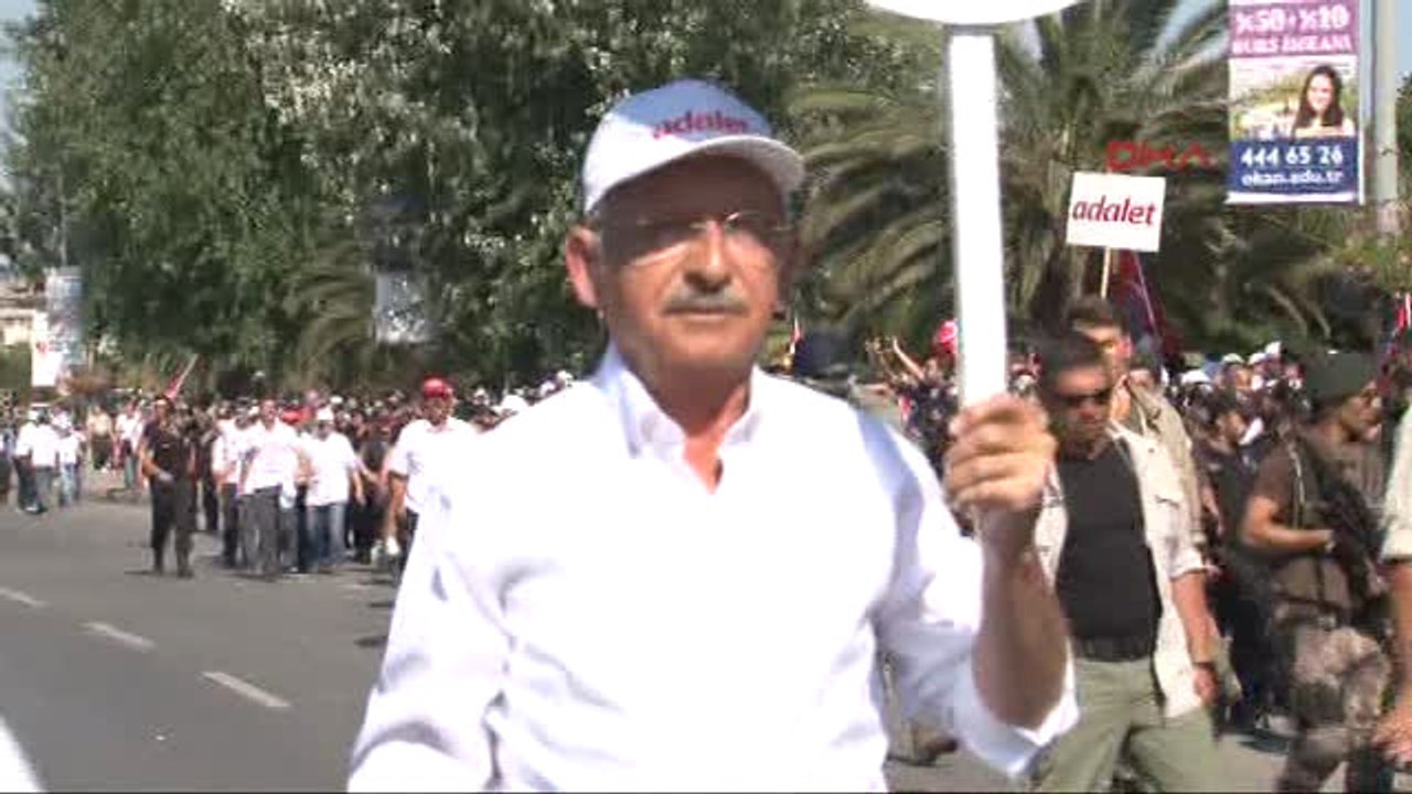 CHP Genel Başkanı Kemal Kılıçdaroğlu Yürüyüşe Başladı