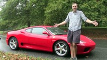 Reviews car - Driving a Ferrari in the Rain