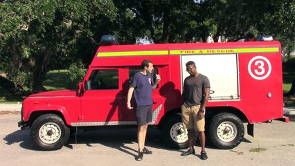 Reviews car - I Drove a 6-Wheel Drive Land Rover Fire Truck