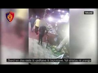 Ora News - Shikoni si i vjedh biçikletat në mes të Tiranës