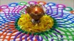 Diwali special rangoli design / Multicolored flower rangoli by Poonam Borkar