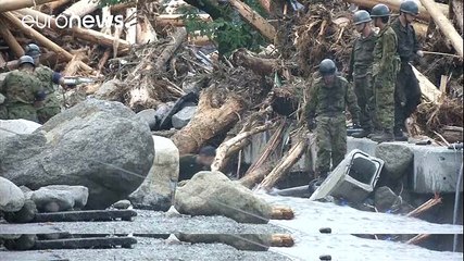 Inundações: Continuam as buscas no Japão