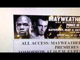 floyd Mayweather vs Robert Guerrero All Access on Showtime tonight part 1