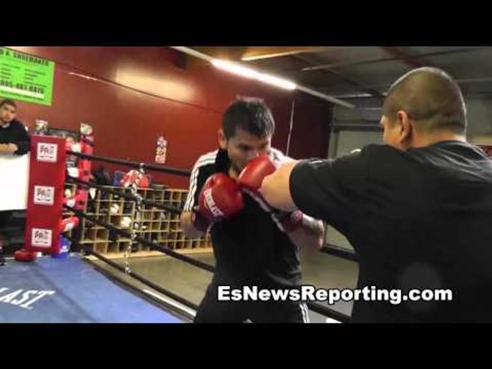 marcos maidana working on his skills - EsNews Boxing